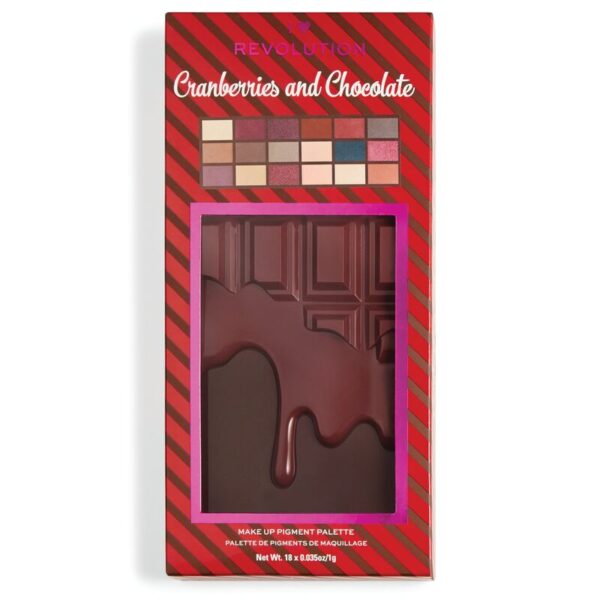 پالت سایه رولوشن مدل Cranberries & Chocolate Palette