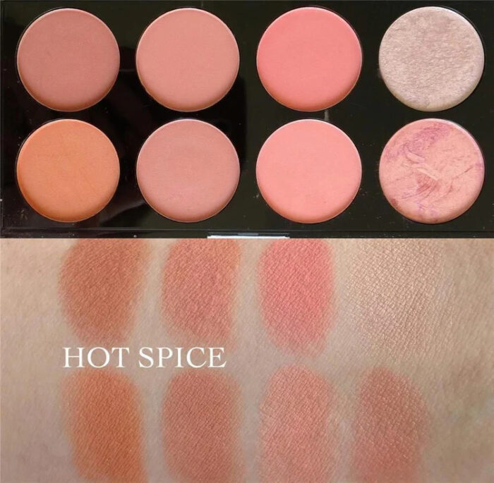 پالت رژگونه و کانتور Hot Spice رولوشن سواچ رنگ