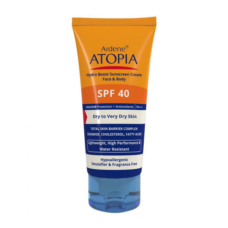 کرم ضد آفتاب رطوبت رسان آتوپیا spf 40 آردن