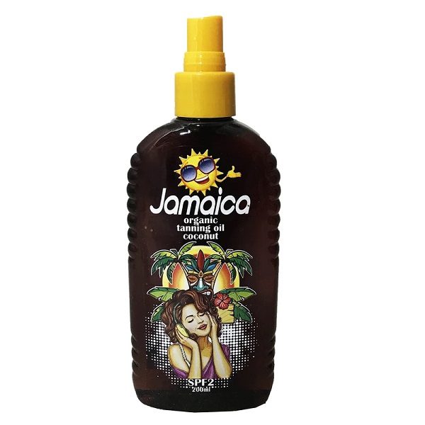 Jamaica Coconut Tanning Oil روغن برنزه کننده نارگیل جامائیکا