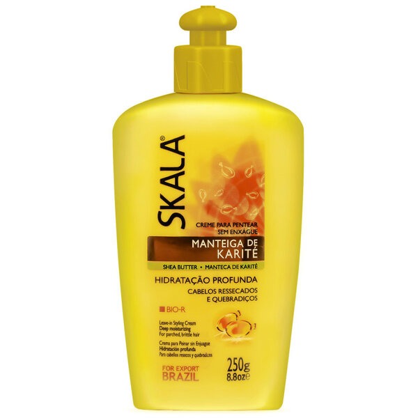 skala deep moisturizing leave in cream کرم موی آبرسان و ترمیم کننده شی باتر اسکالا