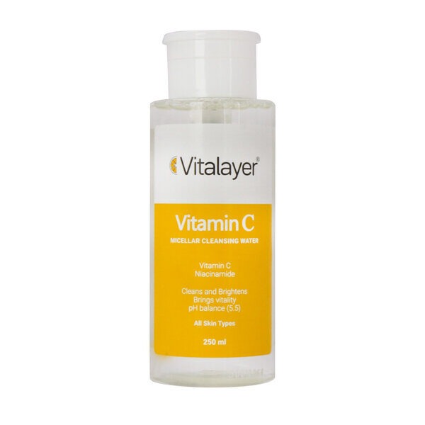 محلول پاک کننده آرایش ویتامین سی ویتالیر