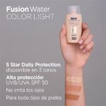 ضد آفتاب فیوژن واتر spf50 رنگی ایزدین
