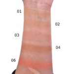 رژگونه تراکوتا نوت swatches