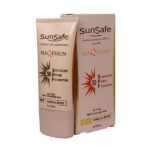 ضد آفتاب کرم پودری و پرایمری مکیسان SPF50 سان سیف رنگ Vanila Beige N15