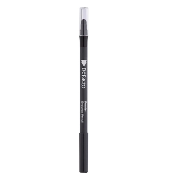 Defacto Eyebrow Powder Pencil 605 مداد ابرو پودری دیفکتو رنگ 605 مشکی