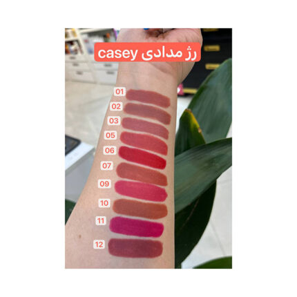 رژ لب مدادی کیسی سواچ رنگ