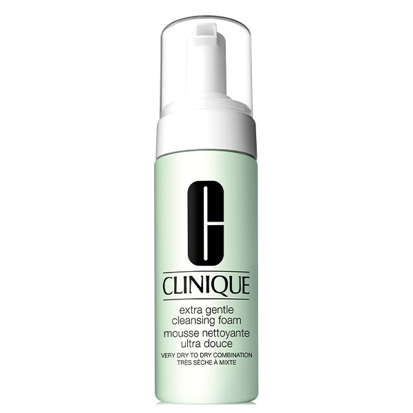 clinique extra gentle cleansing foam فوم شوینده صورت پوست های خشک تا مختلط حساس کلینیک 125 میل