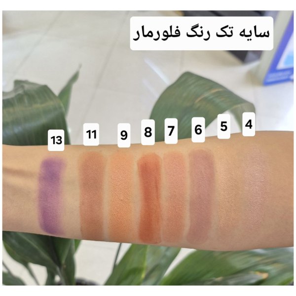 flormar mono eyeshadow swatche سایه چشم تکی مونو فلورمار تست سواچ