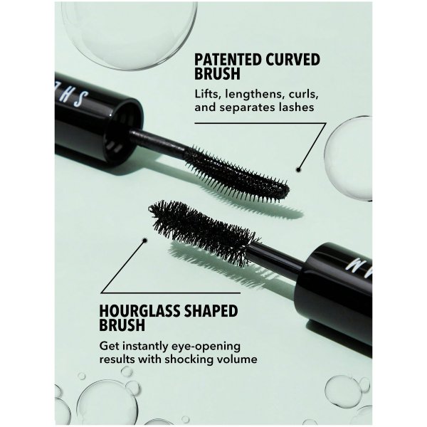 sheglam all in one volume & length mascara brush ریمل دو سر ضد آ ب شیگلم براش