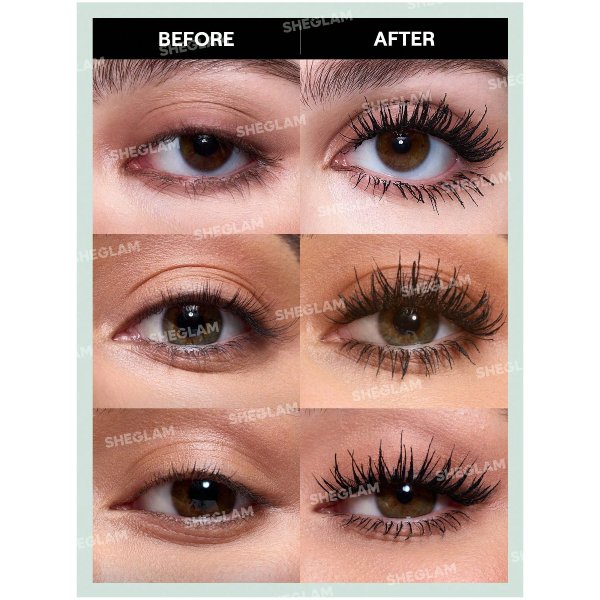 sheglam all in one volume & length ریمل دو سر ضد آ ب شیگلم جلوه نهایی