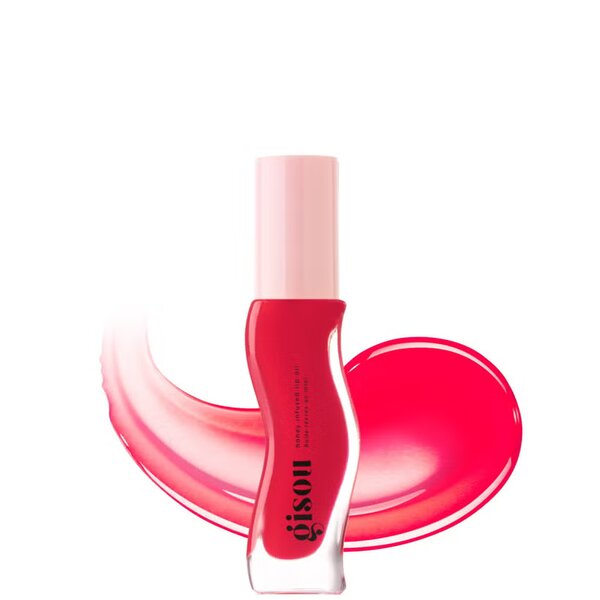 gisou honey infused lip oil strawberry sorbet روغن لب غنی شده با عسل گیسو strawberry sorbet