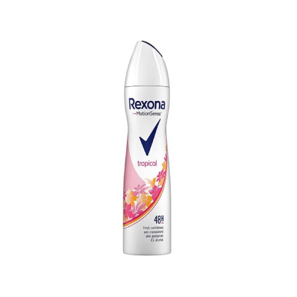 rexona motionsense tropical scent اسپری ضد تعریق زنانه Tropical رکسونا