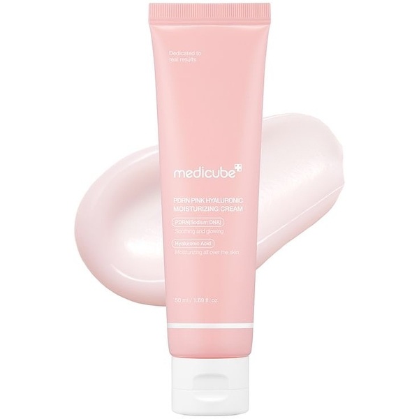 medicube pdrn pink hyaluronic moisturizing cream کرم مرطوب کننده آبرسان PDRN مدی کیوب