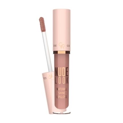 لیپ گلاس NUDE LOOK گلدن رز کد 01