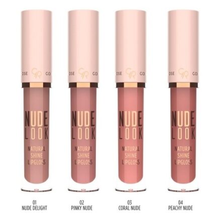 لیپ گلاس NUDE LOOK گلدن رز