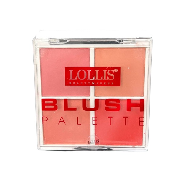 Lollis Blush Palette 4 Colors 01 پالت رژگونه 4 رنگ لولیس کد 01