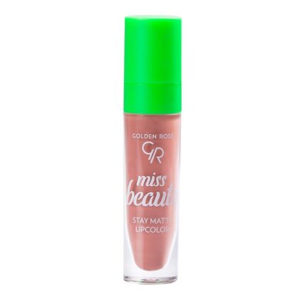رژ مایع Stay Matte میس بیوتی گلدن رز 02