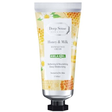 کرم مرطوب کننده دست و صورت شیر و عسل دیپ سنس