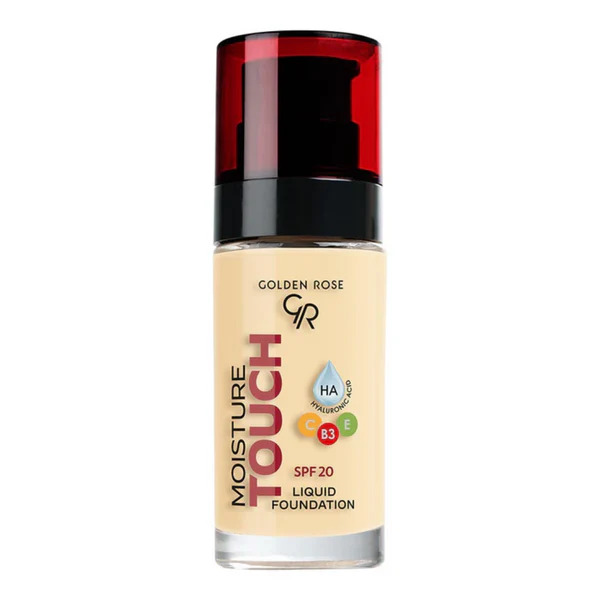 golden rose moisture touch foundation 101 کرم پودر Moisture Touch گلدن رز کد 101