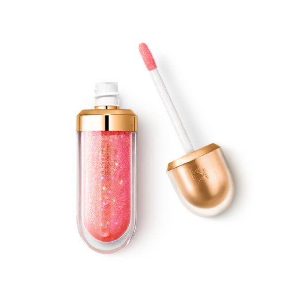 kiko juicy fizz 3d hydra lip gloss 02 fruity sorbetto لیپ گلاس آبرسان Juicy Fizz کیکو میلانو کد 02