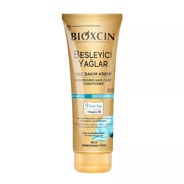 Bioxcin Nourishing Oils Care Conditioner نرم کننده مو حاوی 9 روغن مغذی و ویتامین B5 بیوکسین
