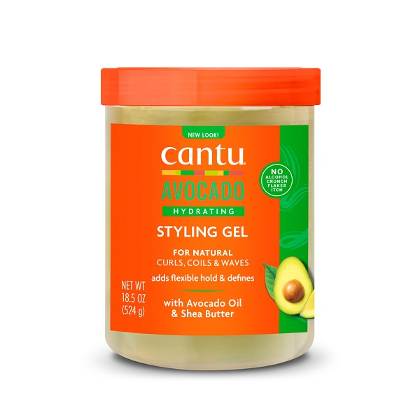 Cantu Avocado Hydrating Styling Gel ژل حالت دهنده و آبرسان موی فر آووکادو کنتو