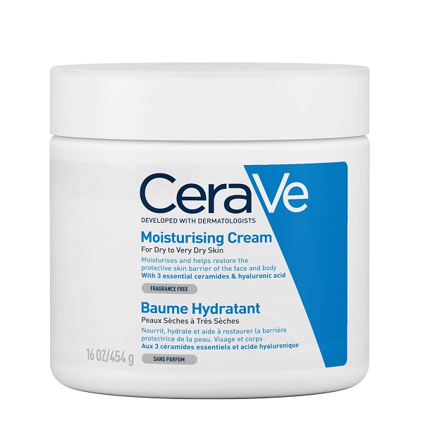 CeraVe-Moisturising-Cream-454g کرم مرطوب کننده پوست خشک و خیلی خشک سراوی 454 گرمی