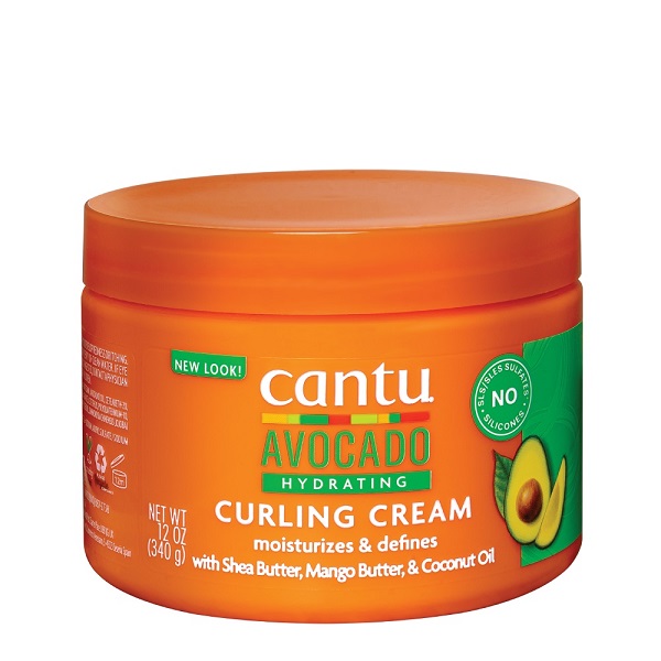Cantu Avocado Hydrating Curling Cream کرم آبرسان و حالت دهنده موی فر آووکادو کنتو