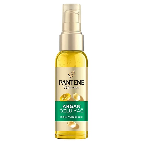 Pantene Pro-V with Argan Dry Oil Smooth and Sleek, 100 ml سرم مو روغن آرگان PRO V پنتن