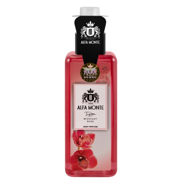 alfa monte body perfume midnight rose new بادی اسپلش زنانه Midnight Rose آلفا مونته جدید