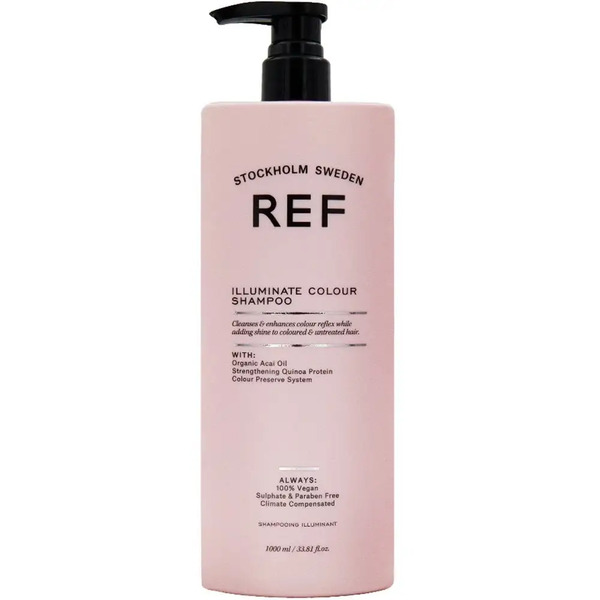 ref illuminate colour shampoo 1000ml شامپو درخشان کننده رنگ مو حاوی روغن آکای رف 1 لیتر
