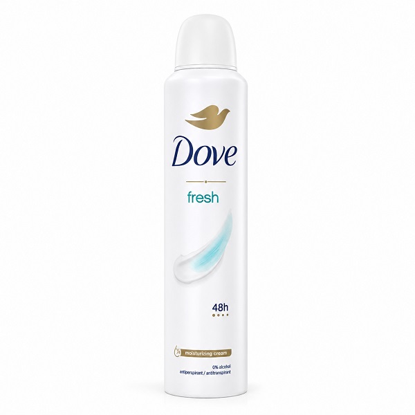 Dove Anti-perspirant Deodorant Spray fresh 48h اسپری دئودورانت زنانه Fresh داو