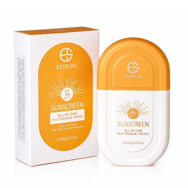 ESTElIN Sunscreen SPF 70 Pa+++ ضد آفتاب رنگی SPF70 استلین