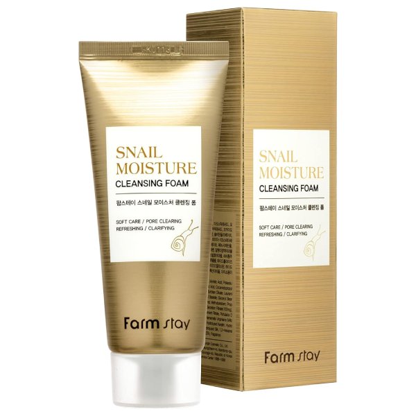 farmstay snail moisture foam cleansing فوم شوینده رطوبت رسان حلزون فارم استی