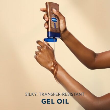 روغن ژل براق کننده بدن Golden Hour Glow وازلین