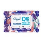 دستمال مرطوب پاک کننده آرایش دافی مدل Q10 (طرح گل 1)