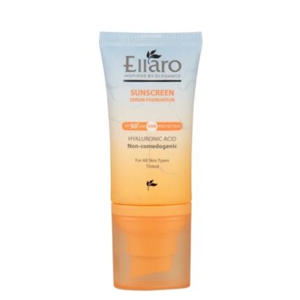 سرم ضد آفتاب رنگی SPF50 الارو رنگ طبیعی
