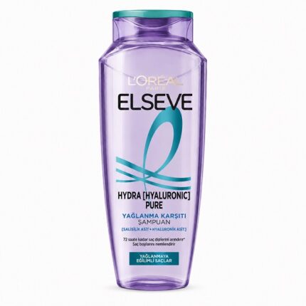 شامپو آبرسان موی چرب Hydra Pure لورال