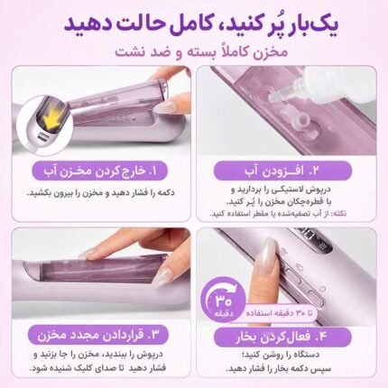 برس حرارتی با بخار شیگلم
