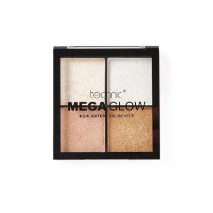 پالت هایلایتر 4 رنگ Mega Glow تکنیک