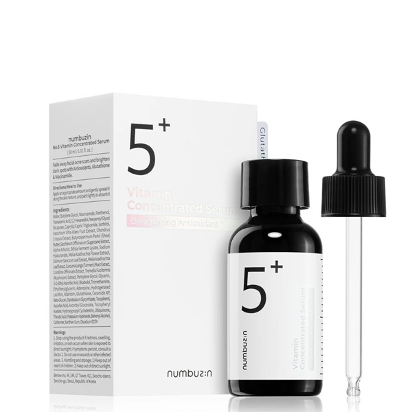 Numbuzin No. 5+ Glutathione Vitamin Concentrated Serum سرم روشن کننده ویتامین و گلوتاتیون شماره 5 نامبوزین